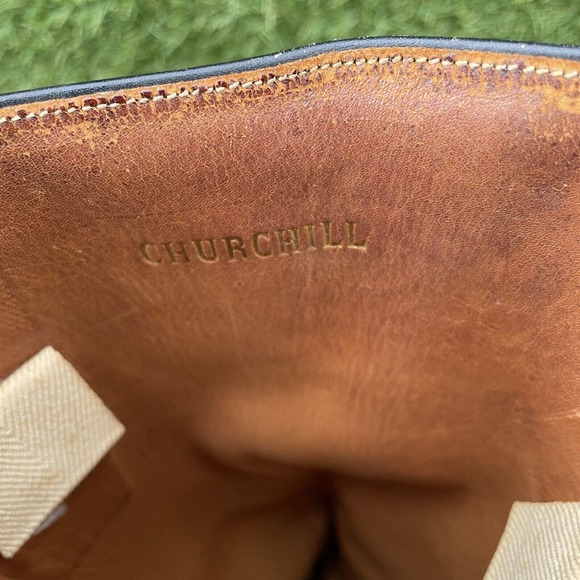 Churchill Women’s English Leather Equestrian Riding Boots Women’s Size 7.5 - Picture 12 of 16